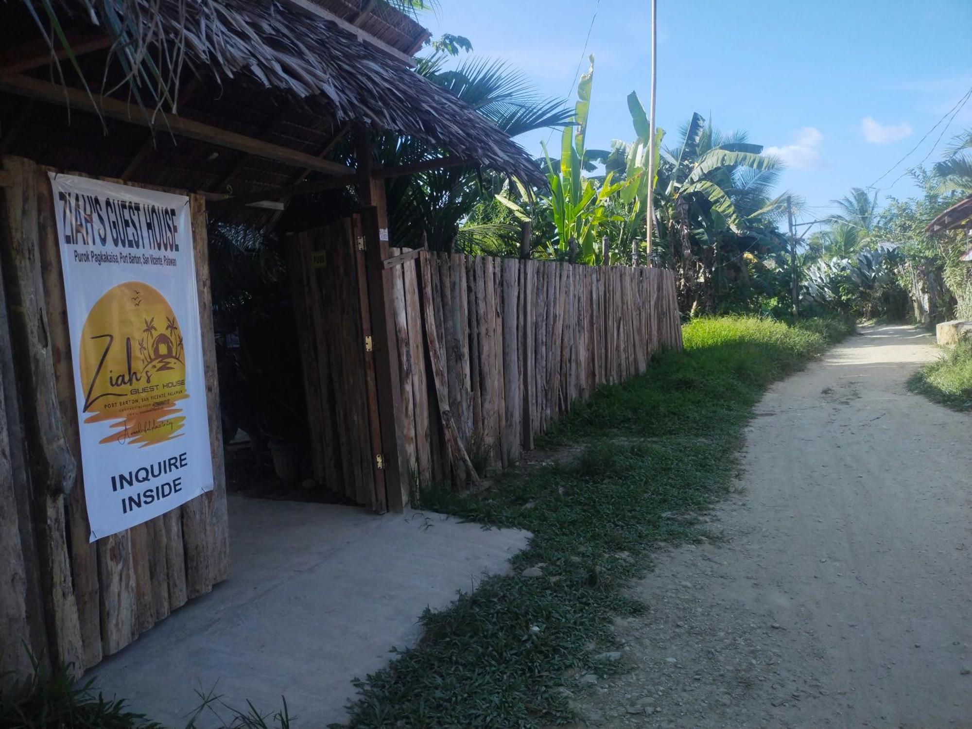 Ziah'S Guest House San Vicente  Bagian luar foto